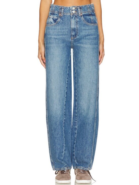We The Free Pants - Free people We the free Aster high rise Straight Leg Jeans in Swarm Sz 24